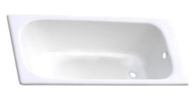 Чугунная ванна Aqualux ZYA 8-6 160х70 белая, без ножек, антислип 0