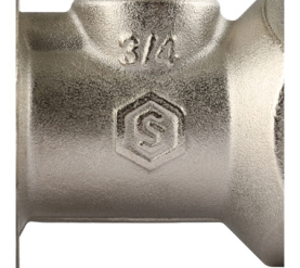 Клапан ручной терморегулирующий с неподъемным шпинделем, прямой 3/4 STOUT SVRs 1172 000020 8