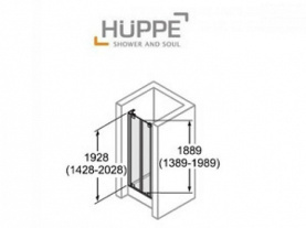 Доп.набор для ниши 190h мат.серебро HUPPE 8E2601.087 2