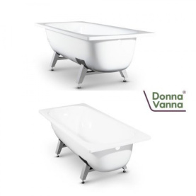 Ванна стальная ВИЗ Donna Vanna 170x70 адриатика, шумопоглащающая, с опорной подставкой, DV-71922 2