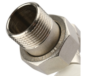 Клапан ручной терморегулирующий с неподъемным шпинделем, угловой 3/4 STOUT SVRs 1152 000020 5