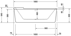 Панель фронтальная для ванны Vidima Сева Микс 1700 мм Н=560 мм 2