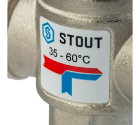 Термостатический смесительный клапан для систем отопления и ГВС 3/4 ВР 35-60 STOUT SVM-0010-166020 3