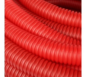 Труба гофрированная ПНД, цвет красный, наружным диаметром 32 мм для труб диаме STOUT SPG-0002-503225 3