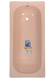 Ванна стальная ВИЗ Donna Vanna 170x70 розовый коралл, шумопоглащающая, с опорной подставкой, DV-71942 0