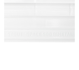 Радиатор биметаллический боковое подключение STOUT Space 500 8 секций SRB-0310-050008 6