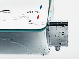 Термостат для ванны хром/белый HANSGROHE 13141400 7