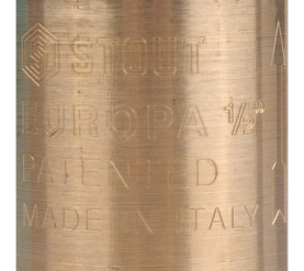 Клапан обратный пружинный муфтовый с металлическим седлом 1/2 STOUT SVC-0011-000015 3