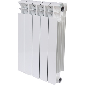 Радиатор биметаллический боковое подключение (белый RAL 9016) RIFAR BASE 500 6 секций 0