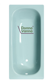 Ванна стальная ВИЗ Donna Vanna 150x70 морская волна, с опорной подставкой, DV-51931 1