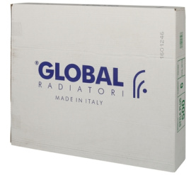 Радиатор биметаллический боковое подключение (белый RAL 9010) Global STYLE PLUS 500 6 секций 10