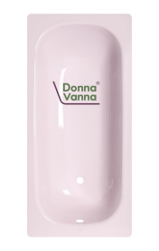 Ванна стальная ВИЗ Donna Vanna 150x70 розовый коралл, с опорной подставкой, DV-51942 1