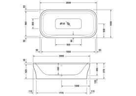 Акриловая ванна Vagnerplast Veronela 160x105 R асимметричная VPBA160VEA3LX-01 1