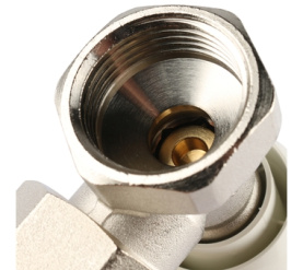 Клапан ручной терморегулирующий с неподъемным шпинделем, угловой 3/4 STOUT SVRs 1152 000020 6